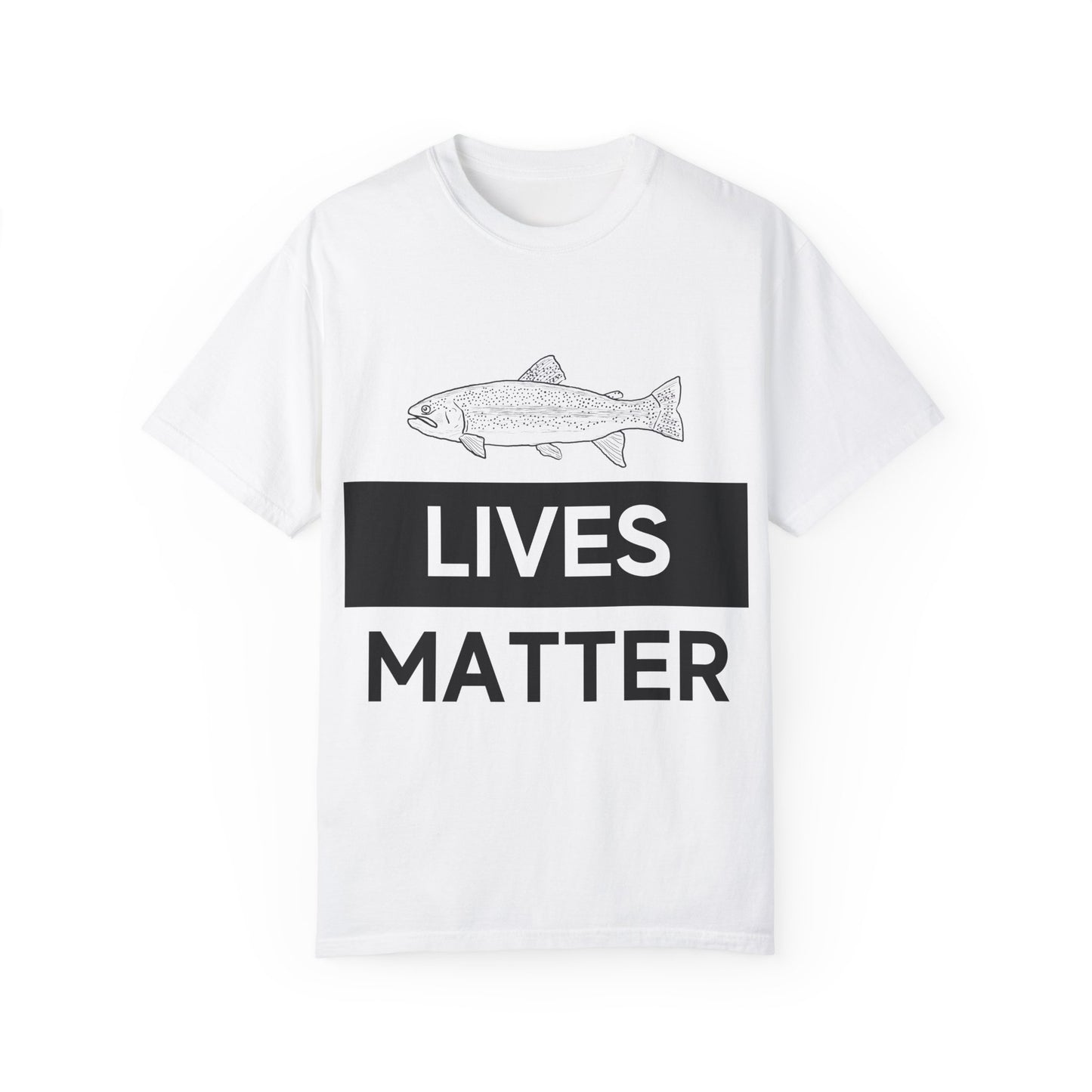 Trout Lives Matter Unisex Garment-Dyed T-shirt